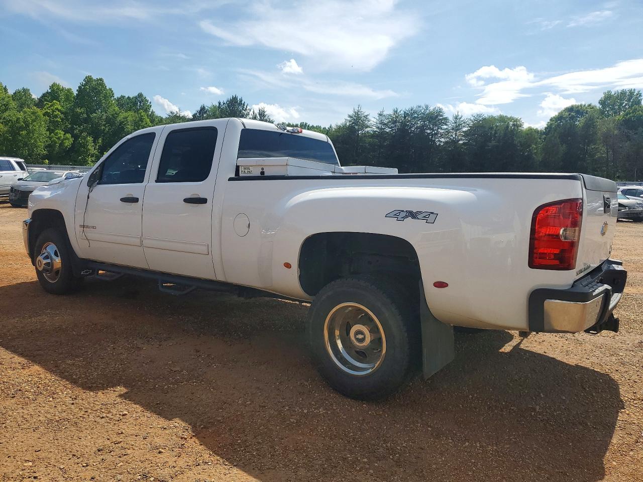 2014 Chevrolet Silverado K3500 Lt White vin: 1GC4K0C81EF143508