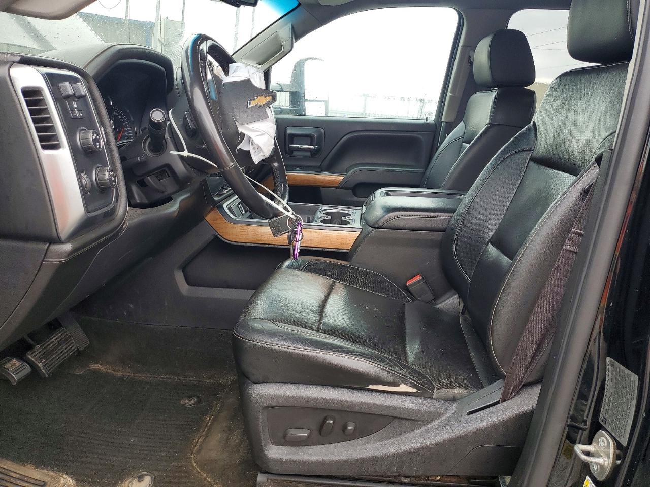 2015 Chevrolet Silverado K3500 Ltz Black vin: 1GC4K0C85FF193314