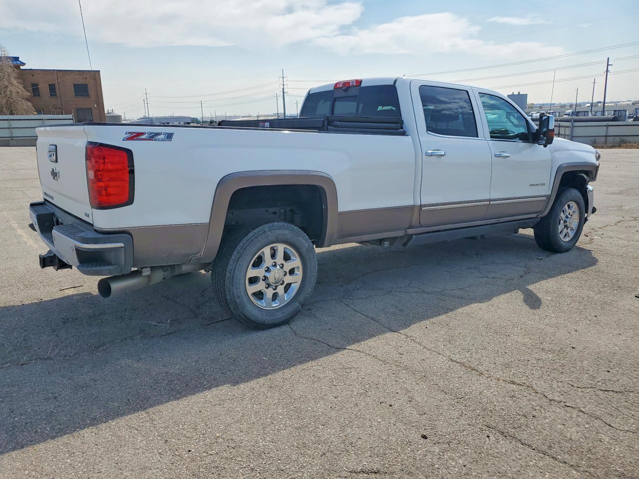 2015 Chevrolet Silverado K3500 Ltz White vin: 1GC4K0E83FF130256