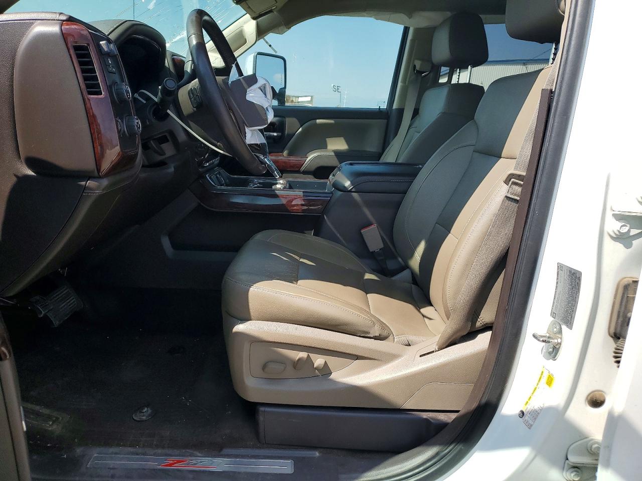 2015 Chevrolet Silverado K3500 Ltz White vin: 1GC4K0E83FF130256