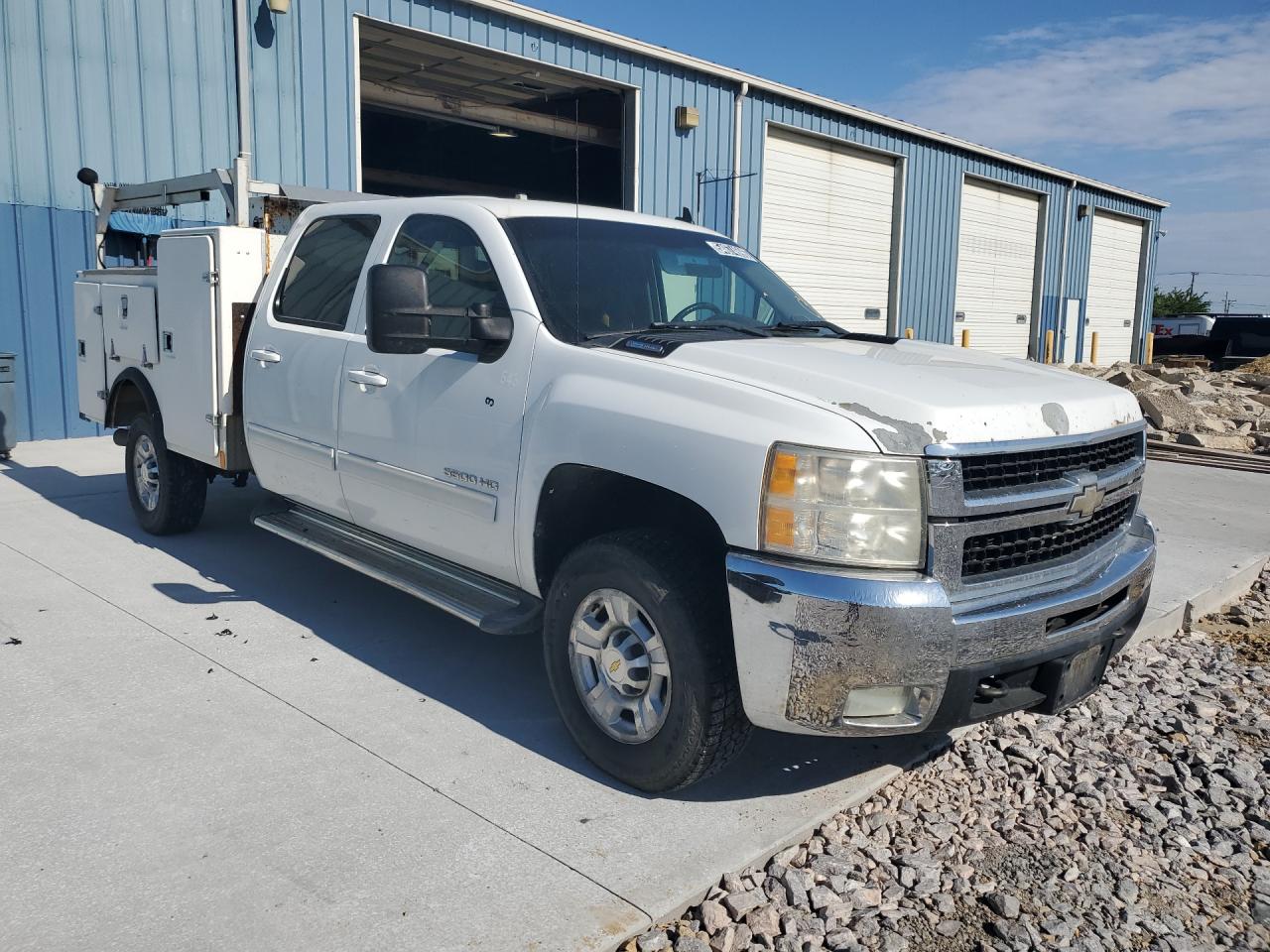 2010 Chevrolet Silverado K3500 Ltz White vin: 1GC4K1B65AF131071 Damage: Pickup Bed, Aftermarket, Acceptable