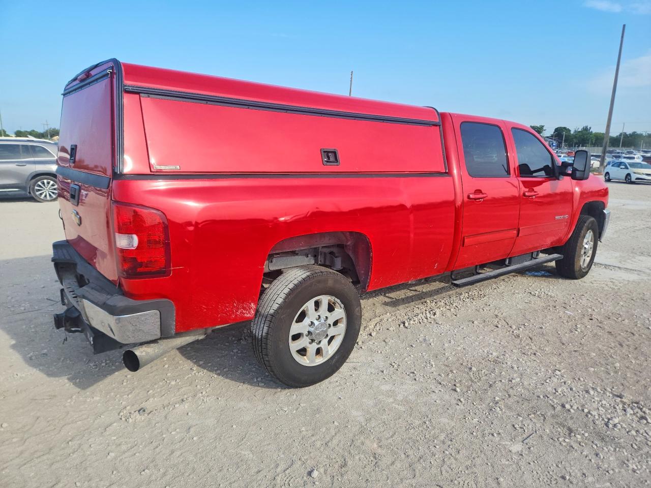 2011 Chevrolet Silverado K3500 Ltz Red vin: 1GC4K1C83BF259262