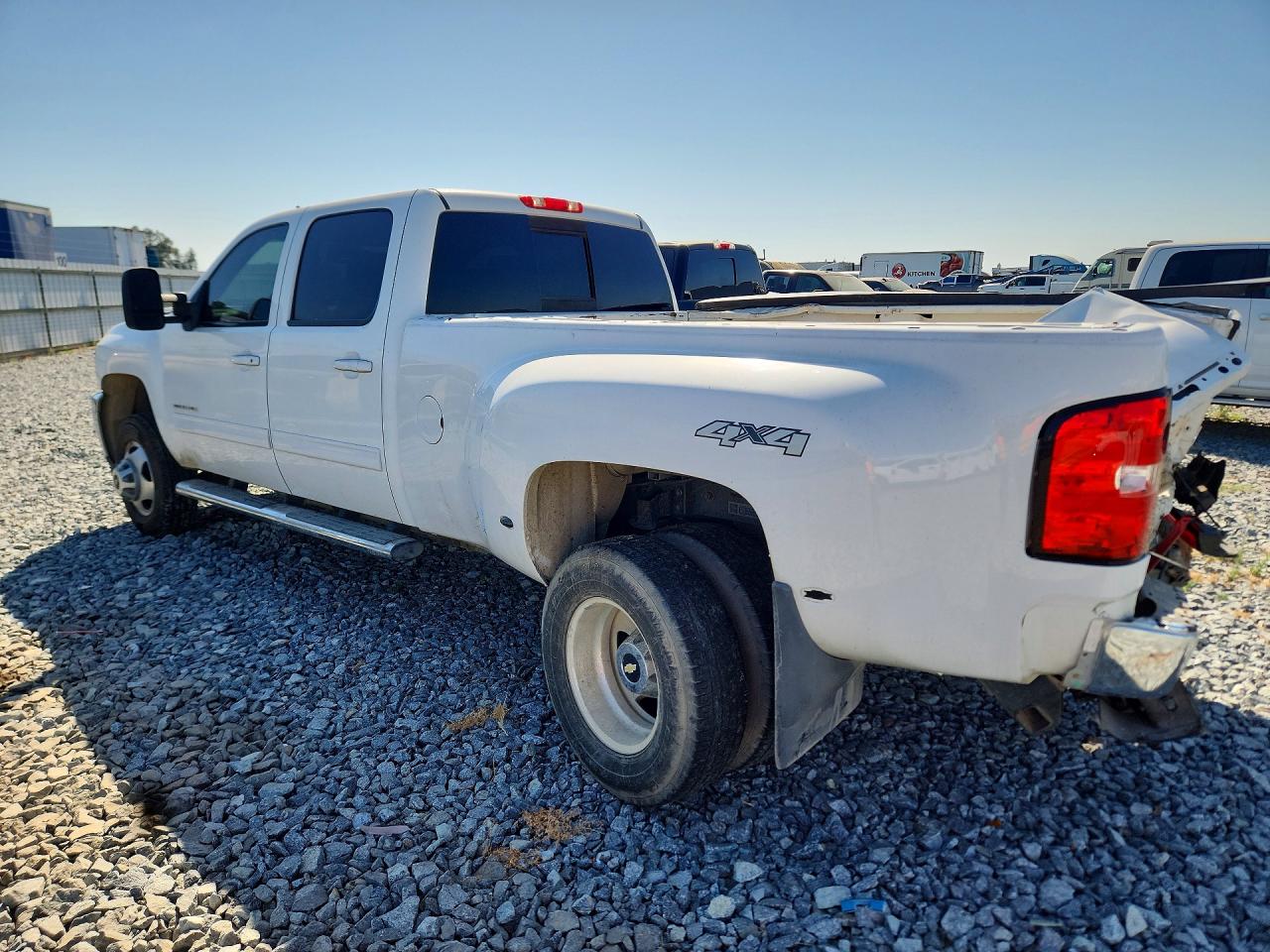 2012 Chevrolet Silverado K3500 Ltz White vin: 1GC4K1C83CF235822