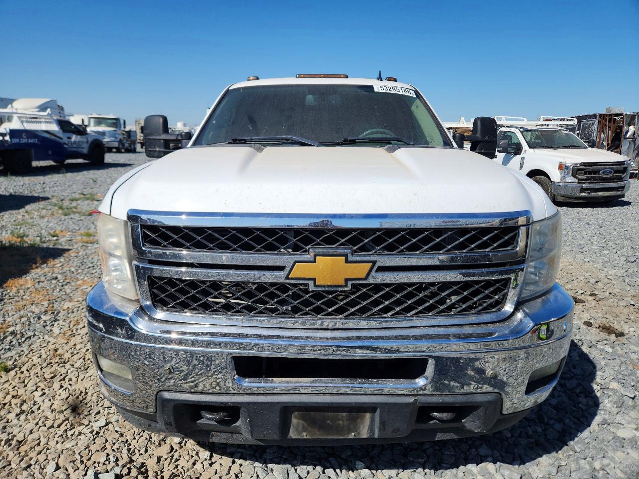2012 Chevrolet Silverado K3500 Ltz White vin: 1GC4K1C83CF235822