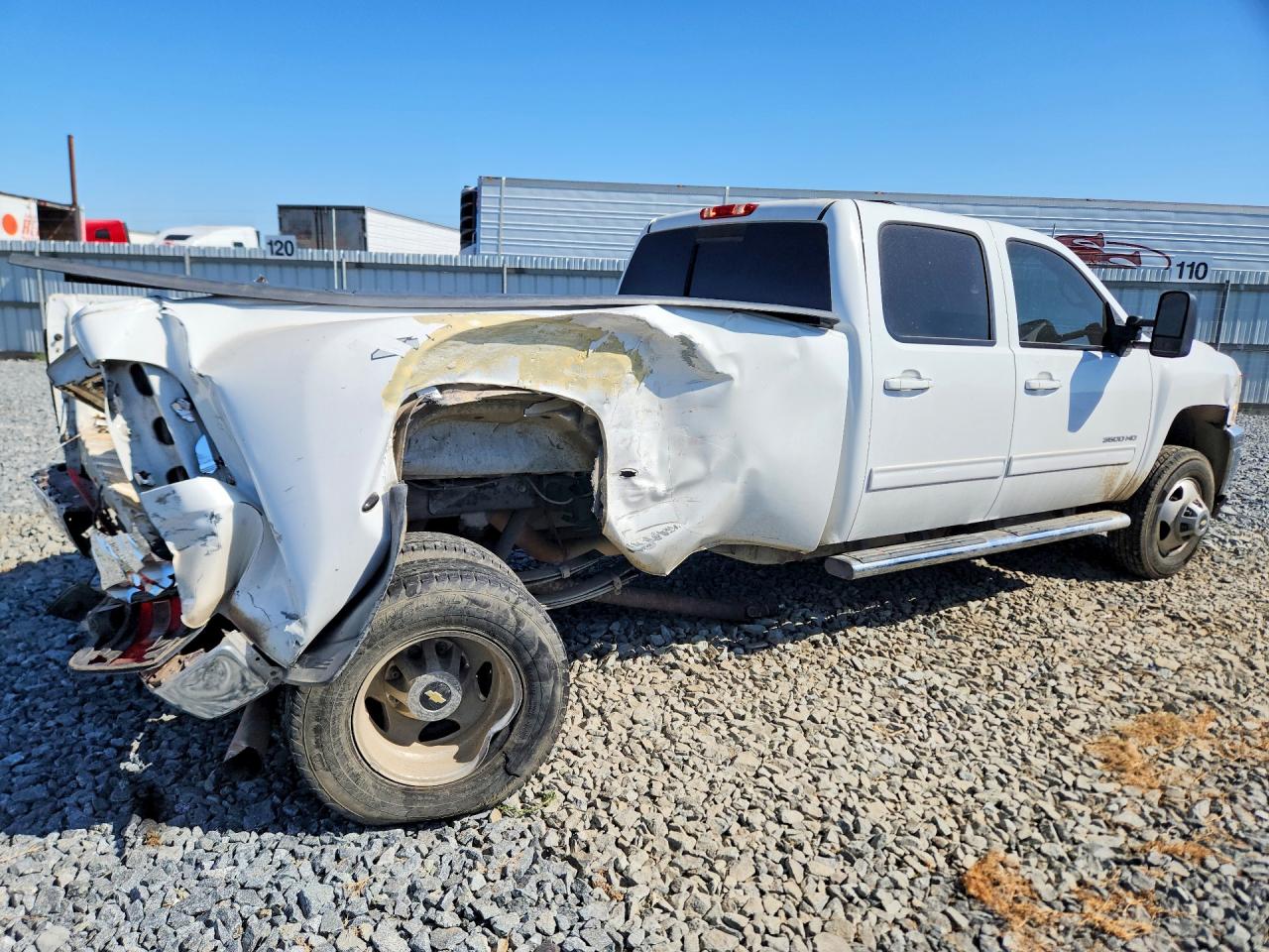 2012 Chevrolet Silverado K3500 Ltz White vin: 1GC4K1C83CF235822