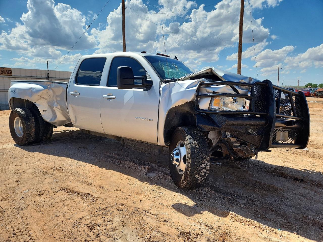 2012 Chevrolet Silverado K3500 Ltz Silver vin: 1GC4K1C87CF109382