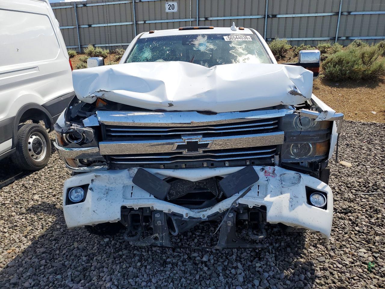 2015 Chevrolet Silverado K3500 High Country White vin: 1GC4K1E81FF663888