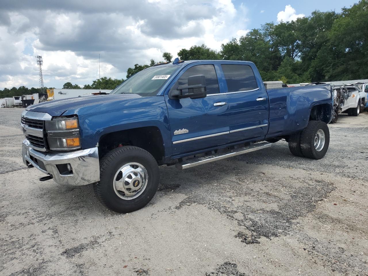 2016 Chevrolet Silverado K3500 High Country   Blue vin: 1GC4K1E83GF107793