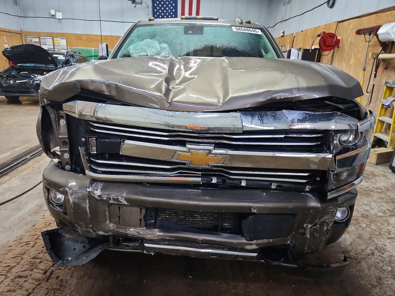 2015 Chevrolet Silverado K3500 High Country Brown vin: 1GC4K1E8XFF674324