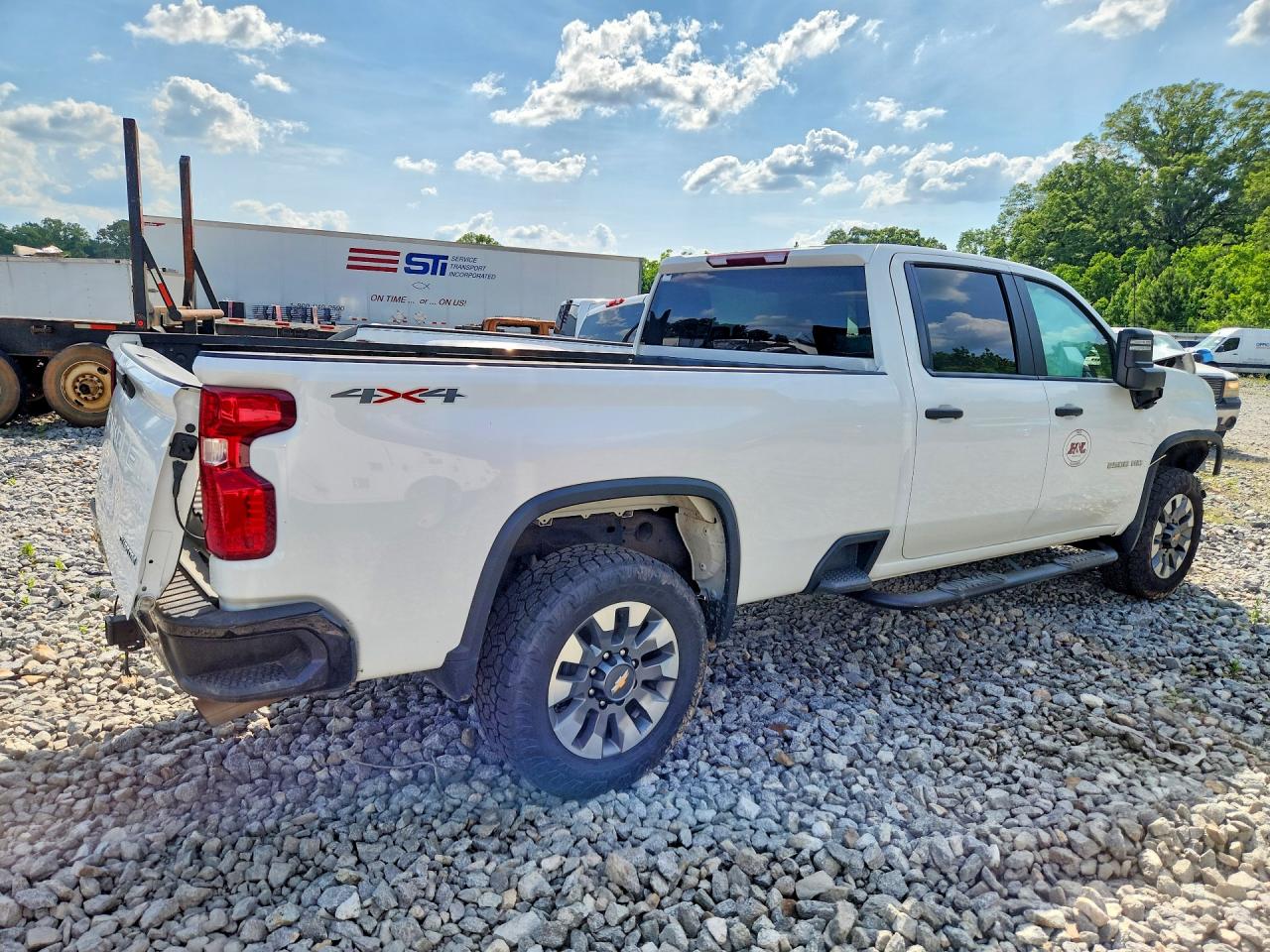 2025 Chevrolet Silverado K2500 Custom White vin: 1GC4KME77SF132665