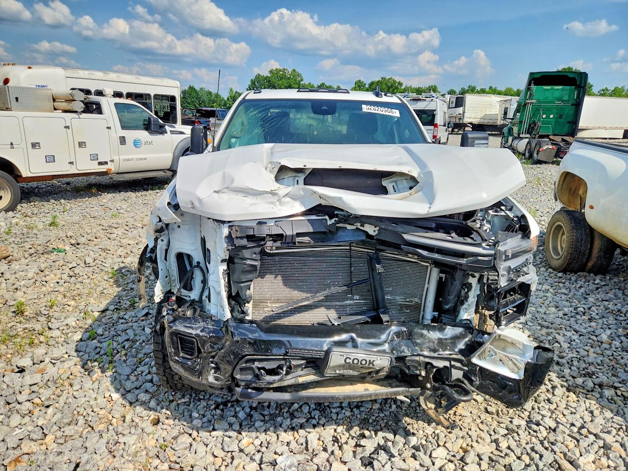 2025 Chevrolet Silverado K2500 Custom White vin: 1GC4KME77SF132665