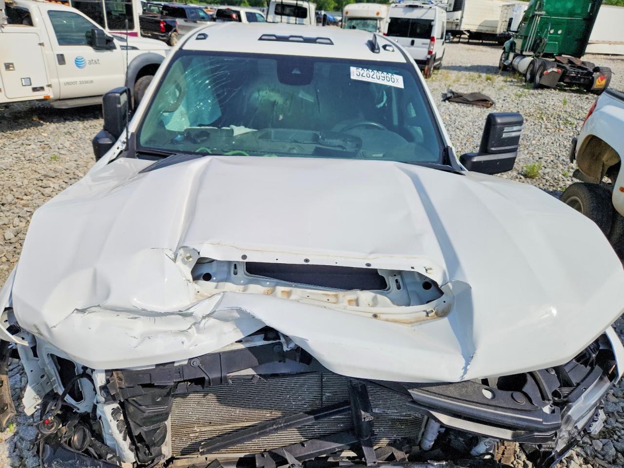 2025 Chevrolet Silverado K2500 Custom White vin: 1GC4KME77SF132665