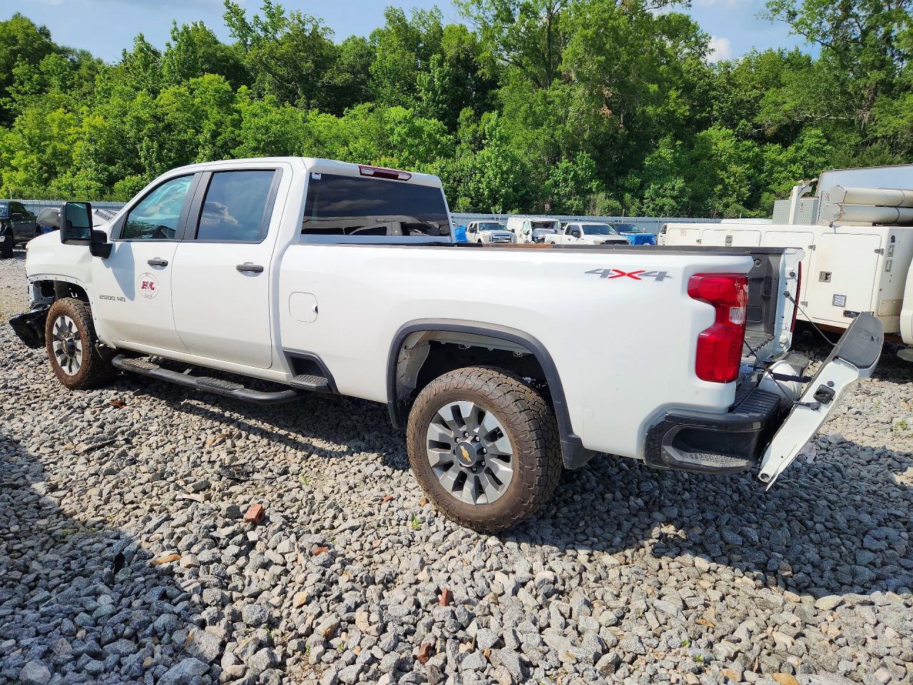 2025 Chevrolet Silverado K2500 Custom White vin: 1GC4KME77SF132665