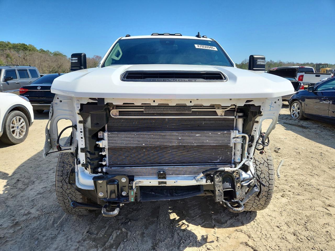 2025 Chevrolet Silverado K2500 Custom White vin: 1GC4KMEY7SF216381