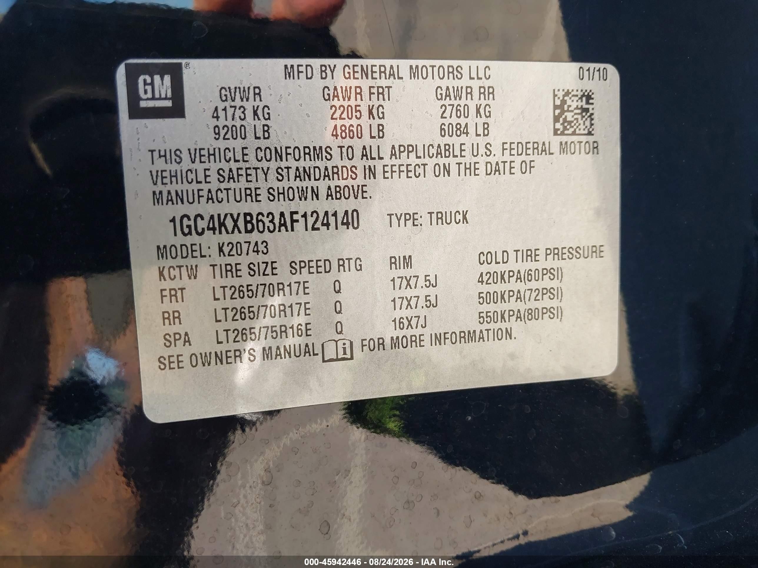 2010 Chevrolet Silverado 2500hd Lt Черный vin: 1GC4KXB63AF124140