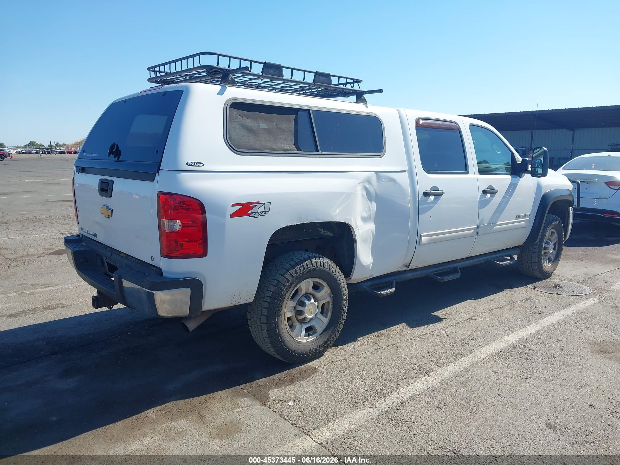 2010 Chevrolet Silverado 2500hd Lt White vin: 1GC4KXBG0AF136433