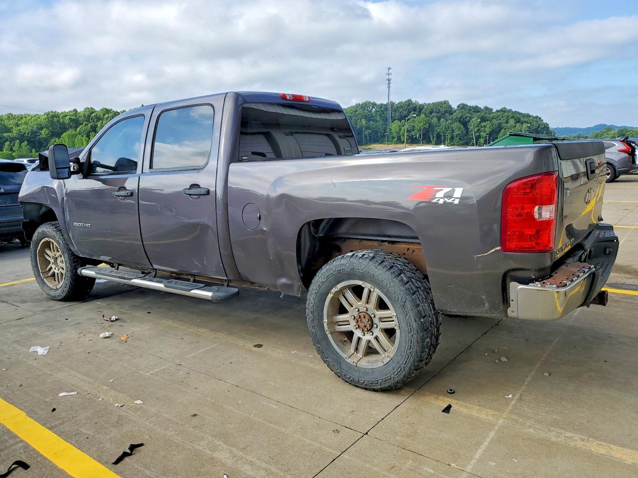 2010 Chevrolet Silverado K2500 Heavy Duty Lt Gray vin: 1GC4KXBG3AF157793