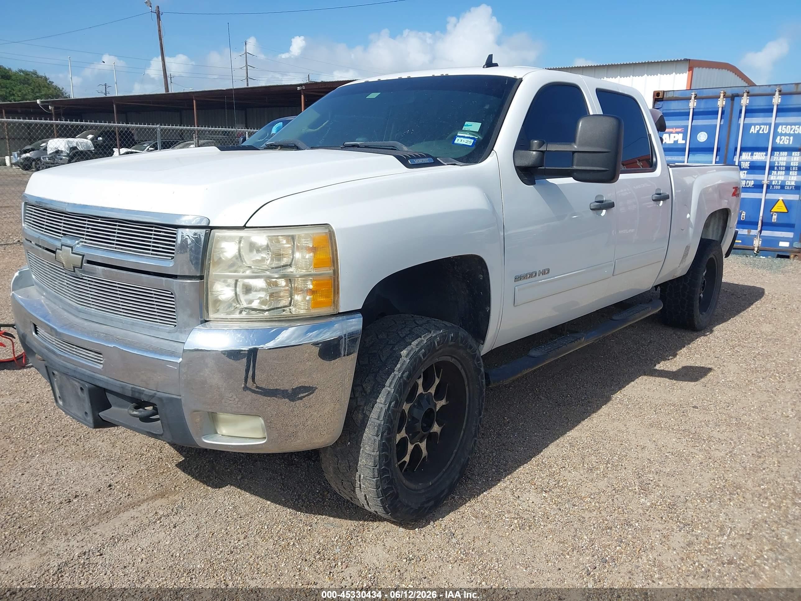 2010 Chevrolet Silverado 2500hd Lt White vin: 1GC4KXBG6AF139420