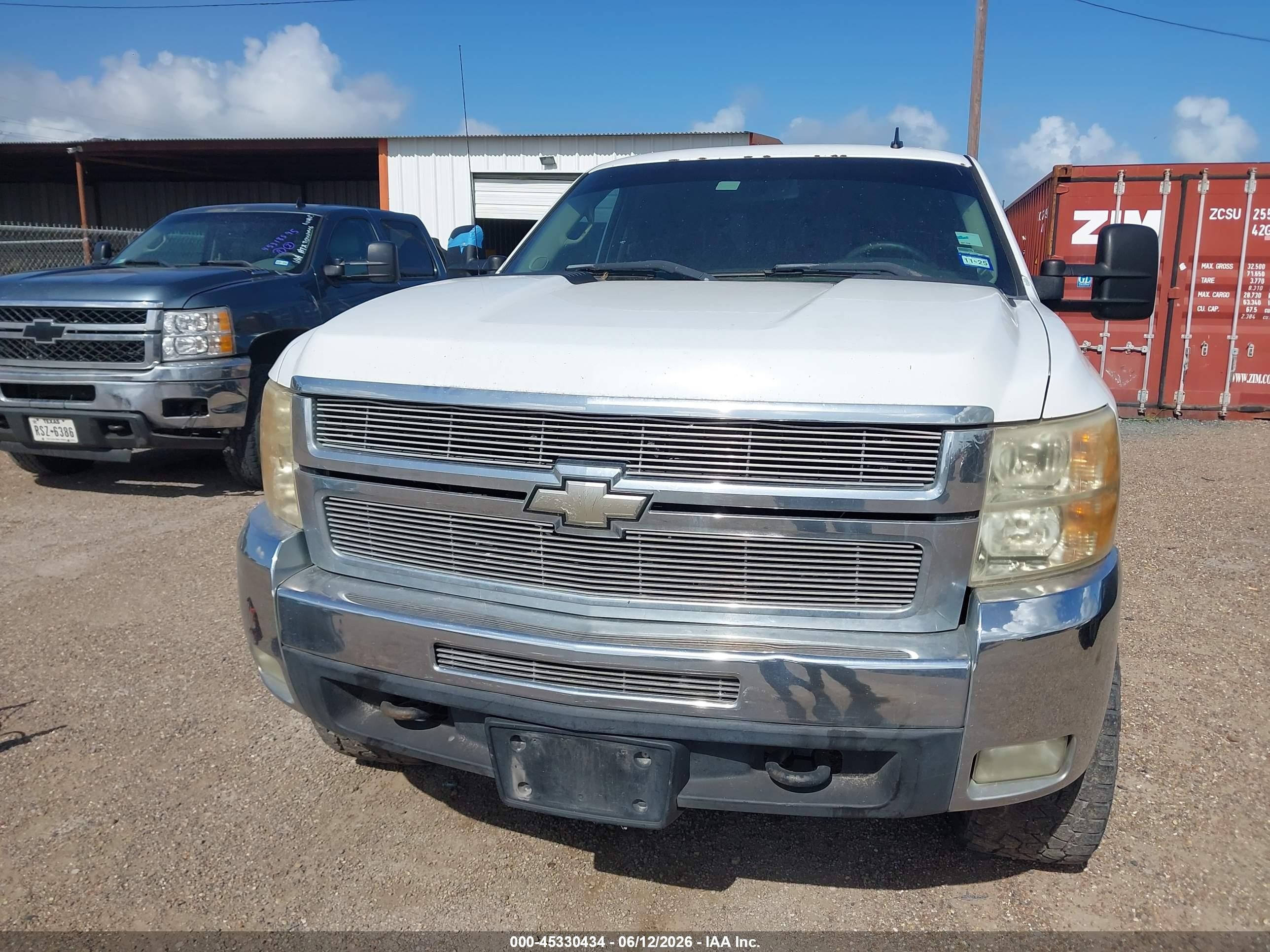 2010 Chevrolet Silverado 2500hd Lt White vin: 1GC4KXBG6AF139420