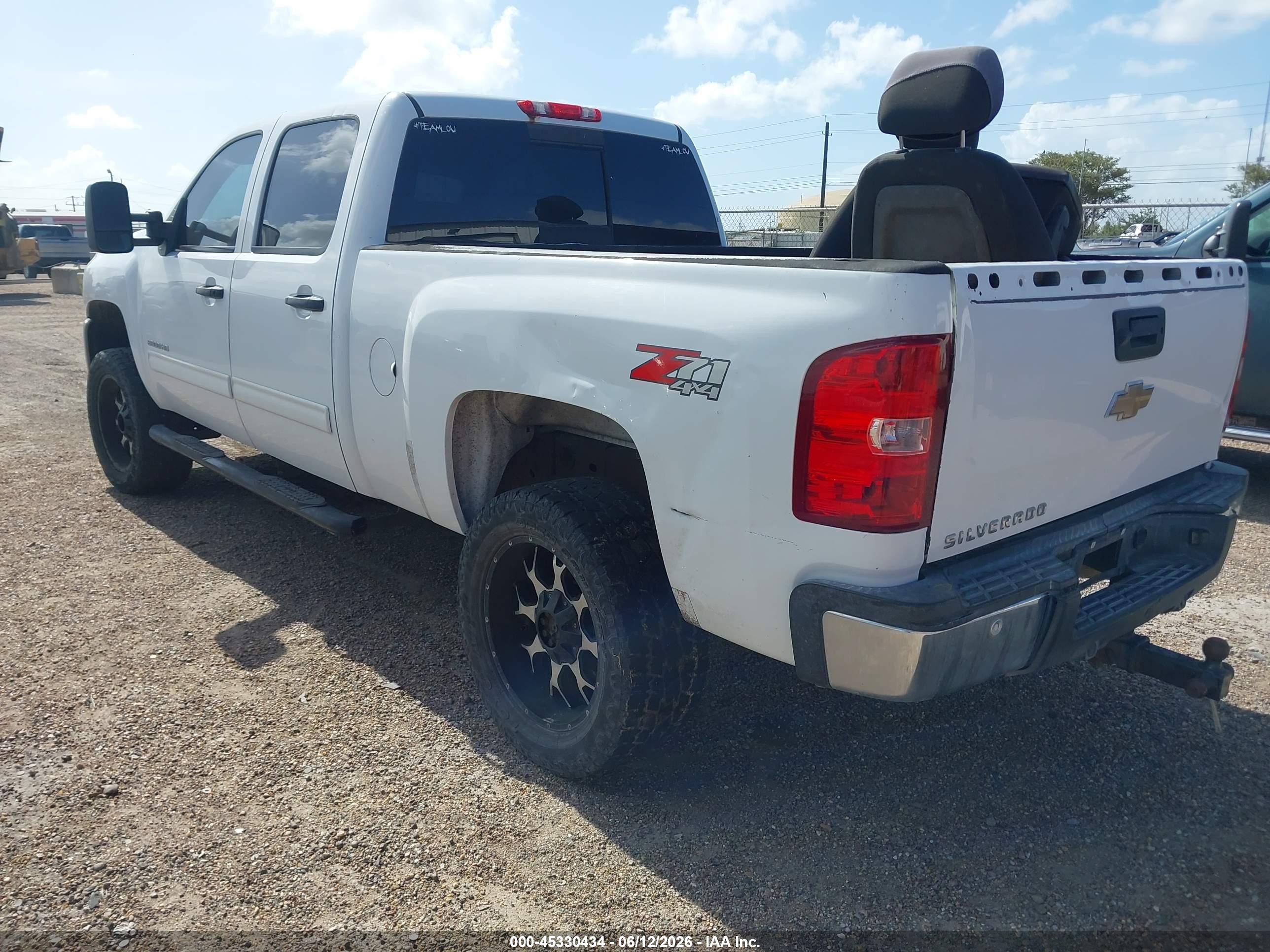 2010 Chevrolet Silverado 2500hd Lt White vin: 1GC4KXBG6AF139420