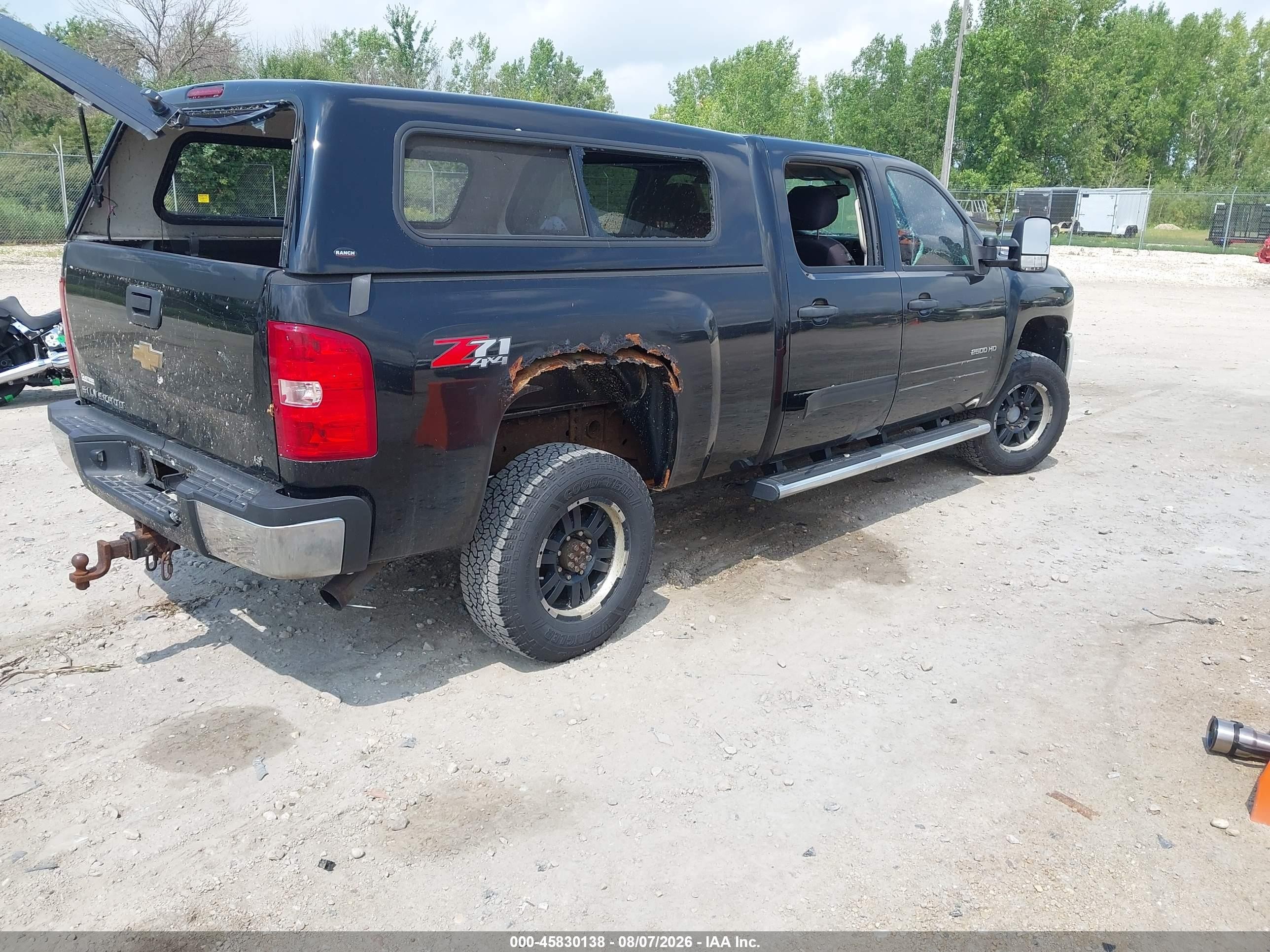 2010 Chevrolet Silverado 2500hd Lt Черный vin: 1GC4KXBGXAF138206