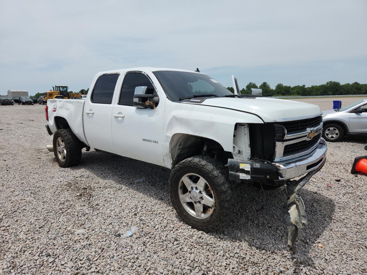 2010 Chevrolet Silverado K2500 Heavy Duty Ltz White vin: 1GC4KYB69AF134399