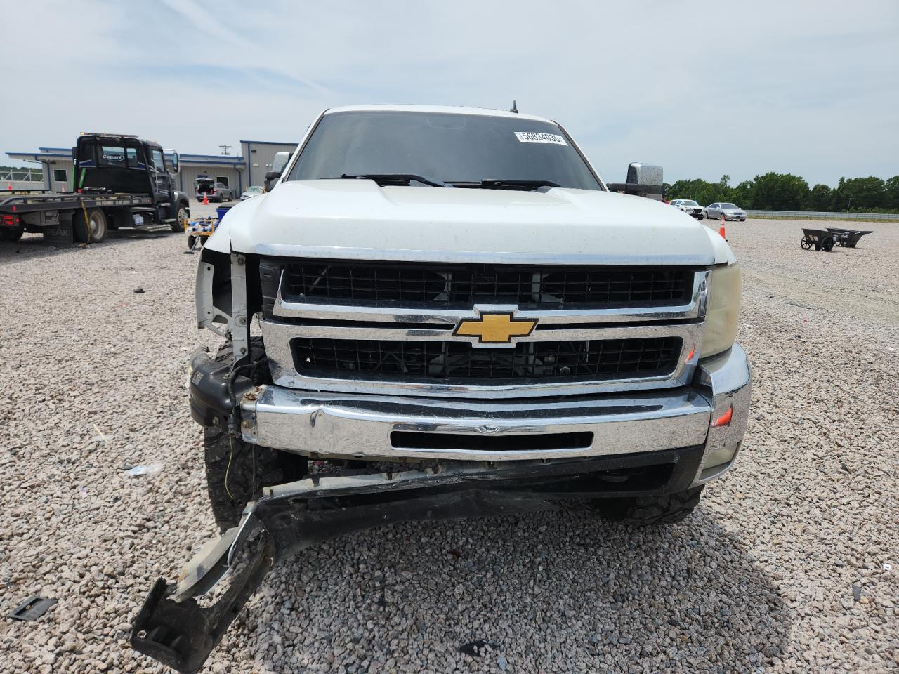 2010 Chevrolet Silverado K2500 Heavy Duty Ltz White vin: 1GC4KYB69AF134399
