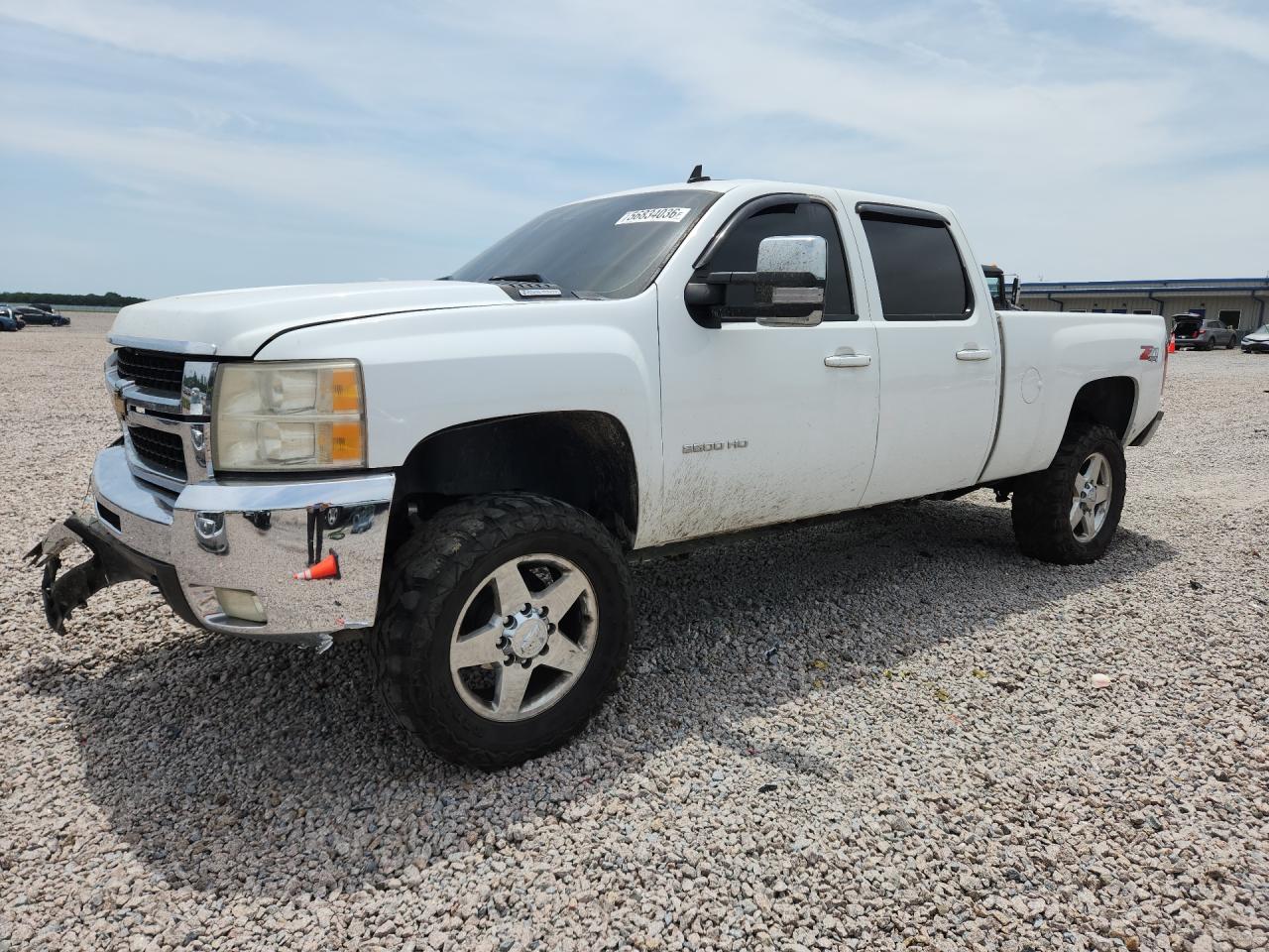 2010 Chevrolet Silverado K2500 Heavy Duty Ltz White vin: 1GC4KYB69AF134399