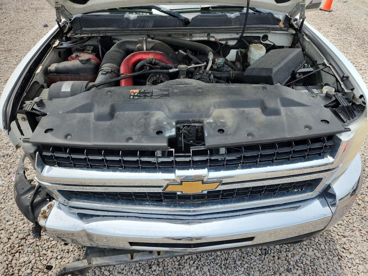 2010 Chevrolet Silverado K2500 Heavy Duty Ltz White vin: 1GC4KYB69AF134399
