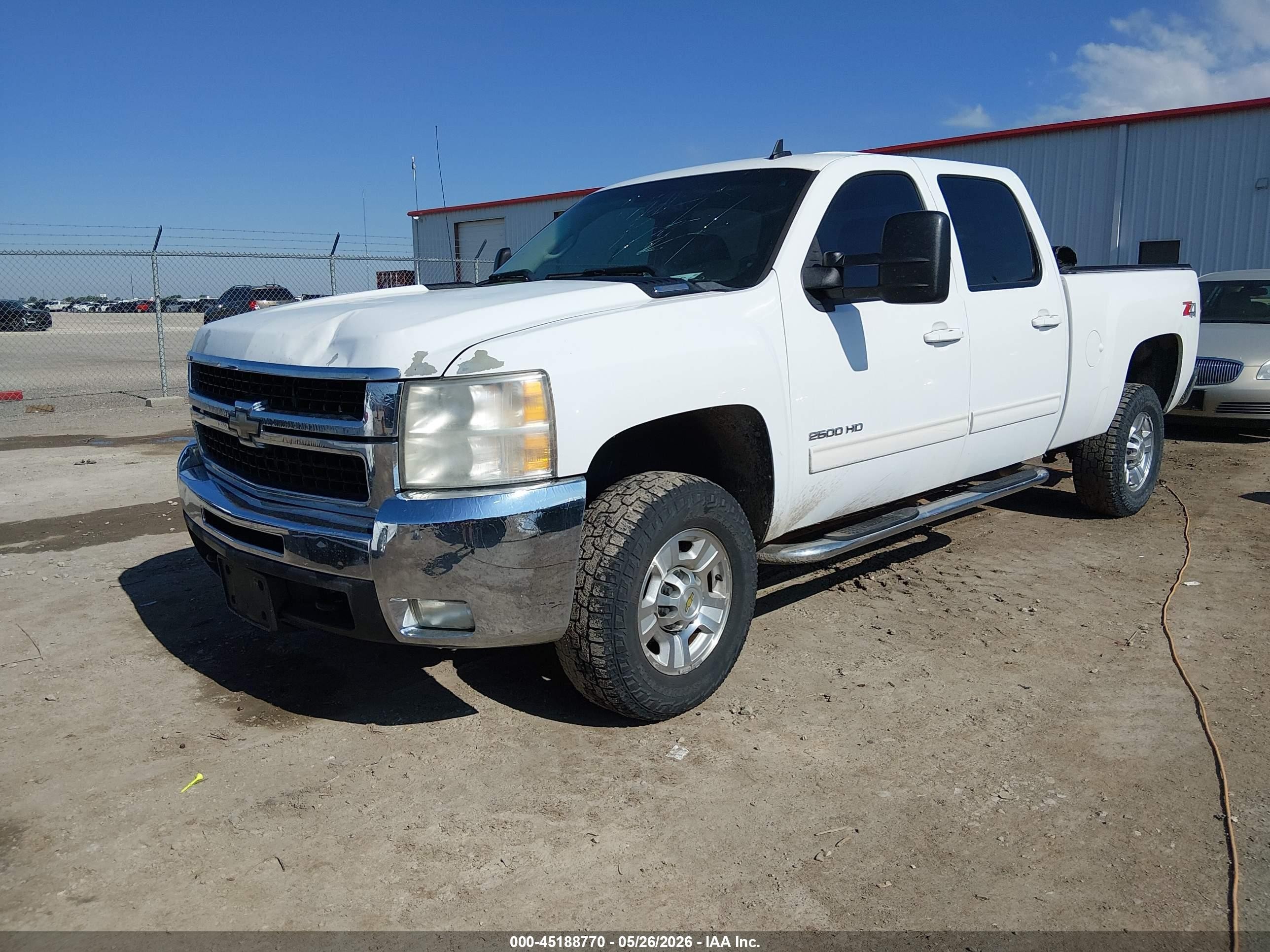 2010 Chevrolet Silverado 2500hd Ltz White vin: 1GC4KYBG6AF145546