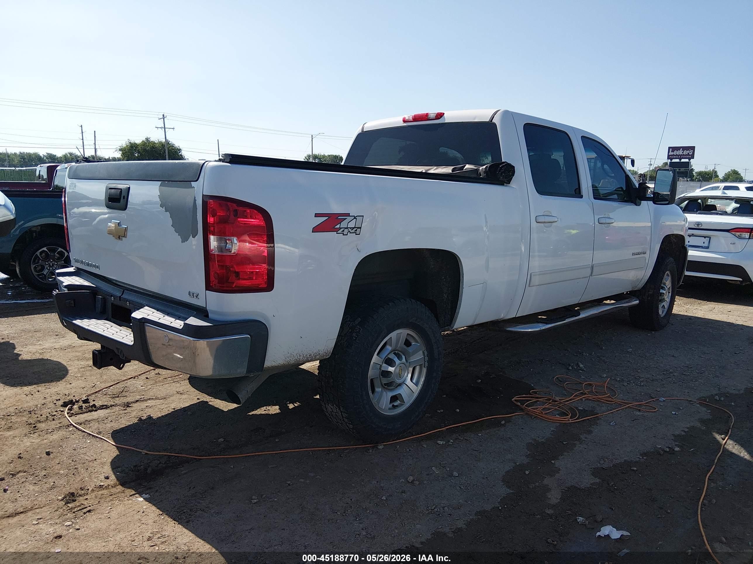 2010 Chevrolet Silverado 2500hd Ltz White vin: 1GC4KYBG6AF145546