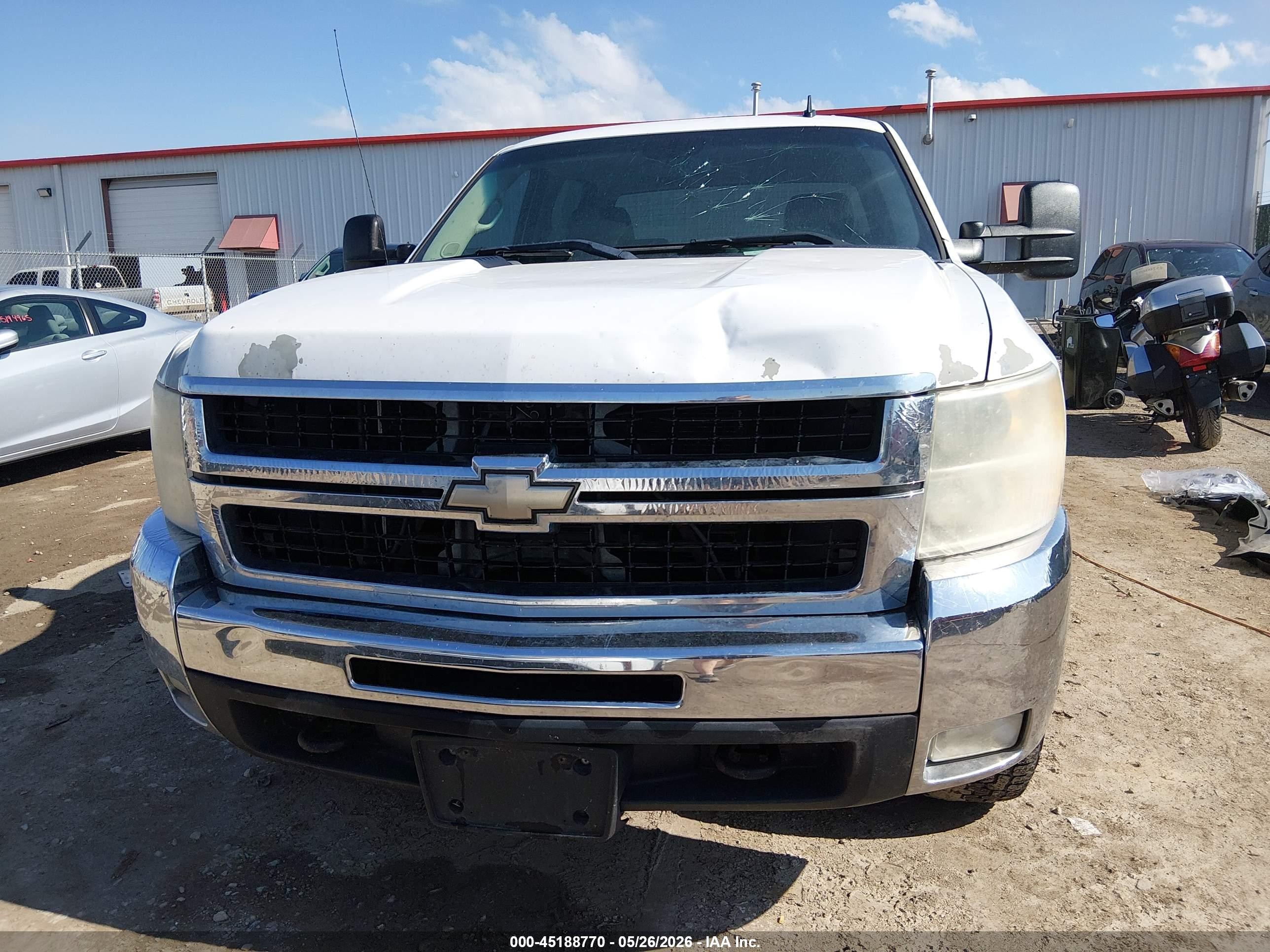 2010 Chevrolet Silverado 2500hd Ltz White vin: 1GC4KYBG6AF145546