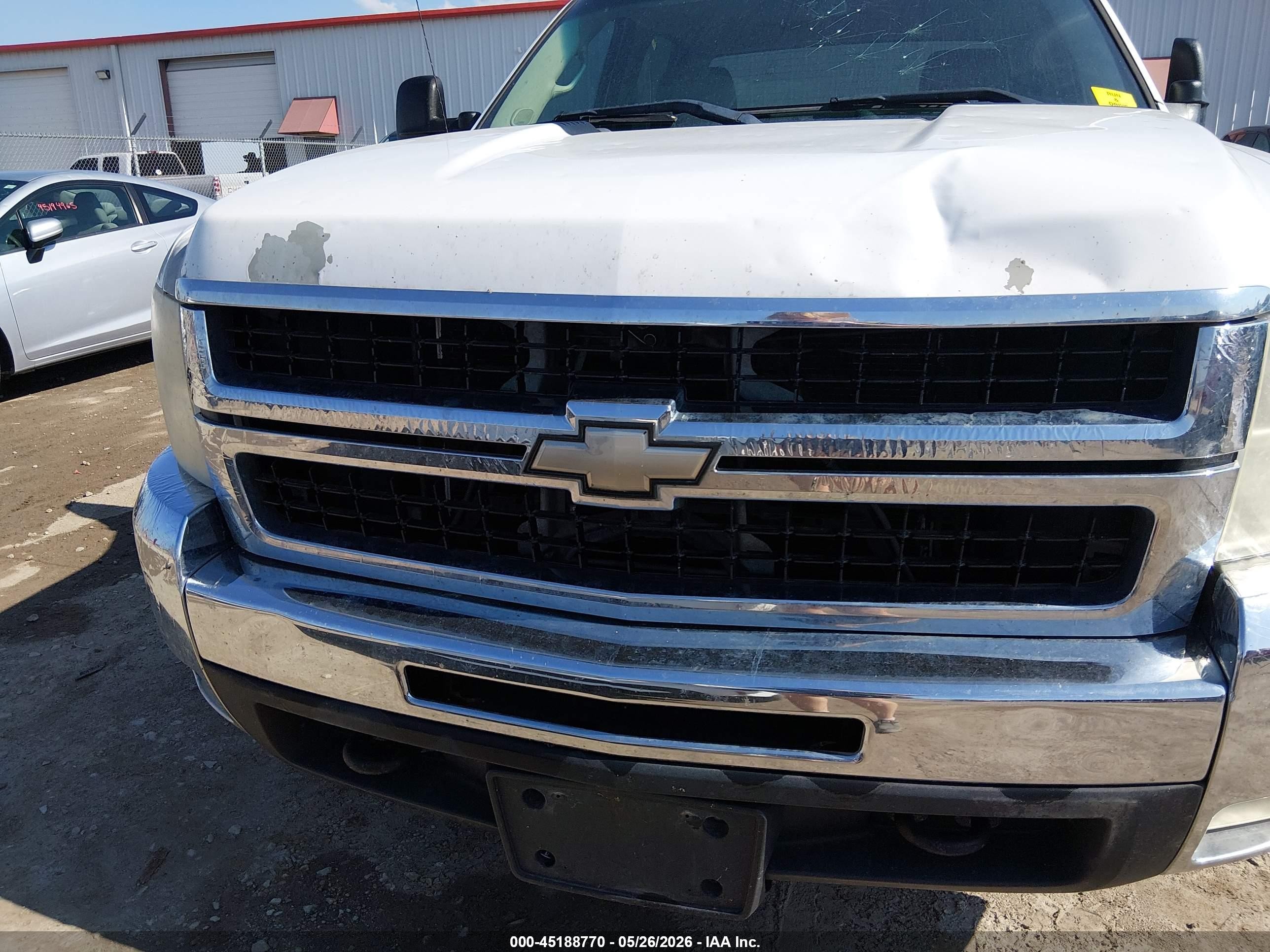 2010 Chevrolet Silverado 2500hd Ltz White vin: 1GC4KYBG6AF145546