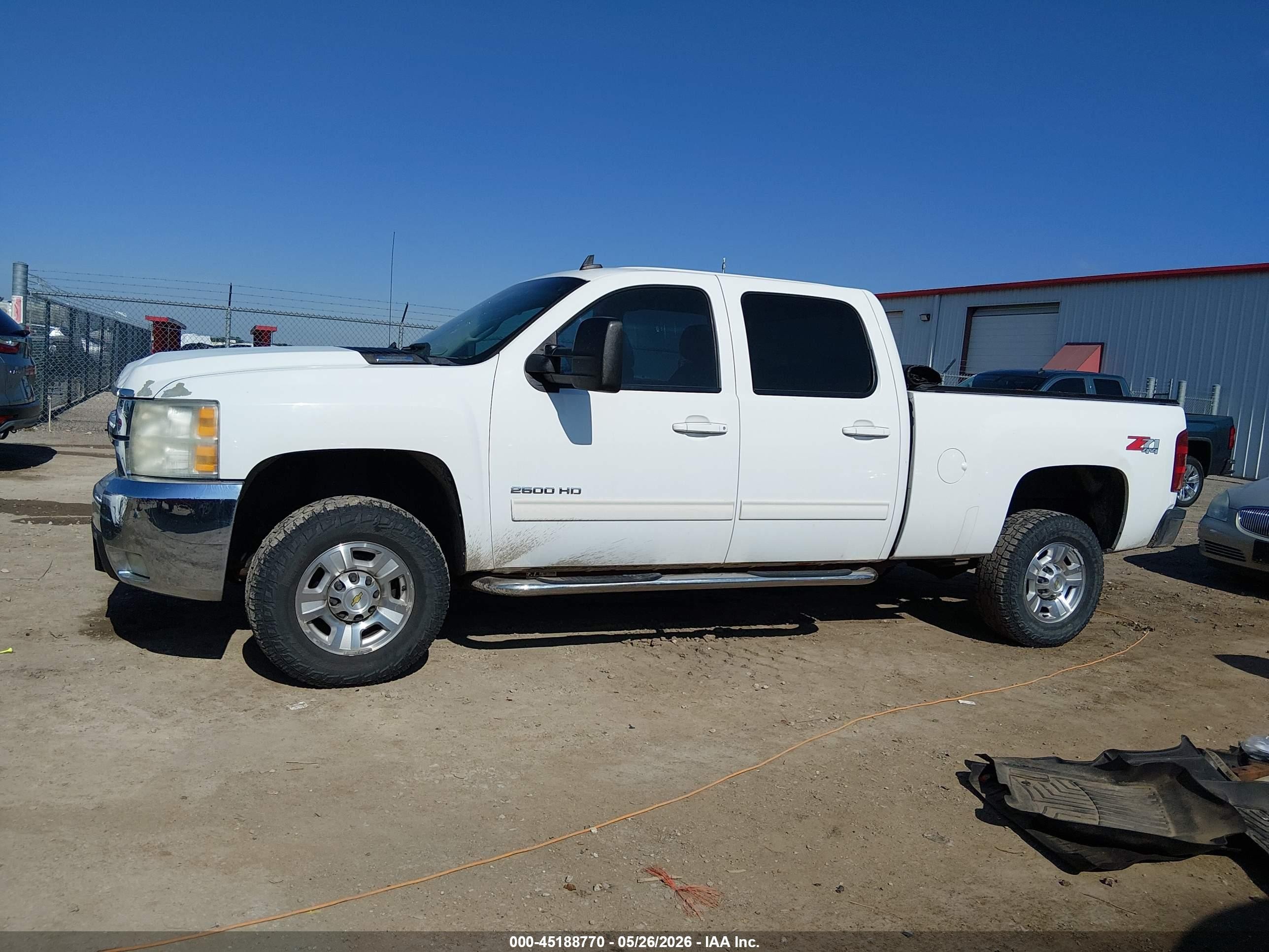 2010 Chevrolet Silverado 2500hd Ltz White vin: 1GC4KYBG6AF145546