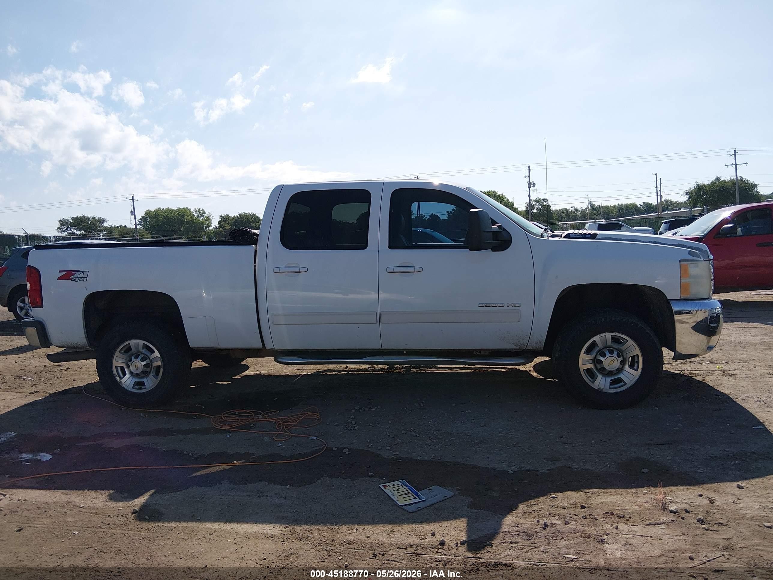2010 Chevrolet Silverado 2500hd Ltz White vin: 1GC4KYBG6AF145546