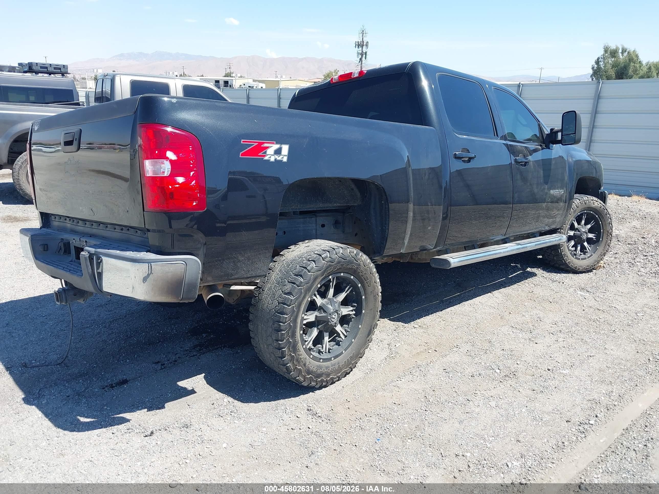2010 Chevrolet Silverado 2500hd Ltz Black vin: 1GC4KYBG8AF137206