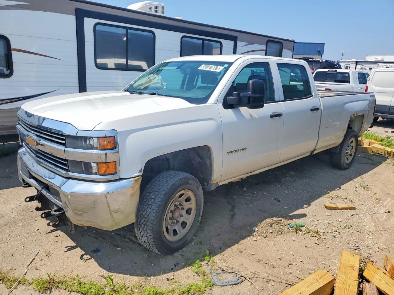 2015 Chevrolet Silverado K3500 White vin: 1GC4KYCG6FF678566