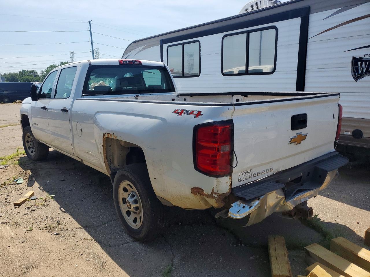 2015 Chevrolet Silverado K3500 White vin: 1GC4KYCG6FF678566