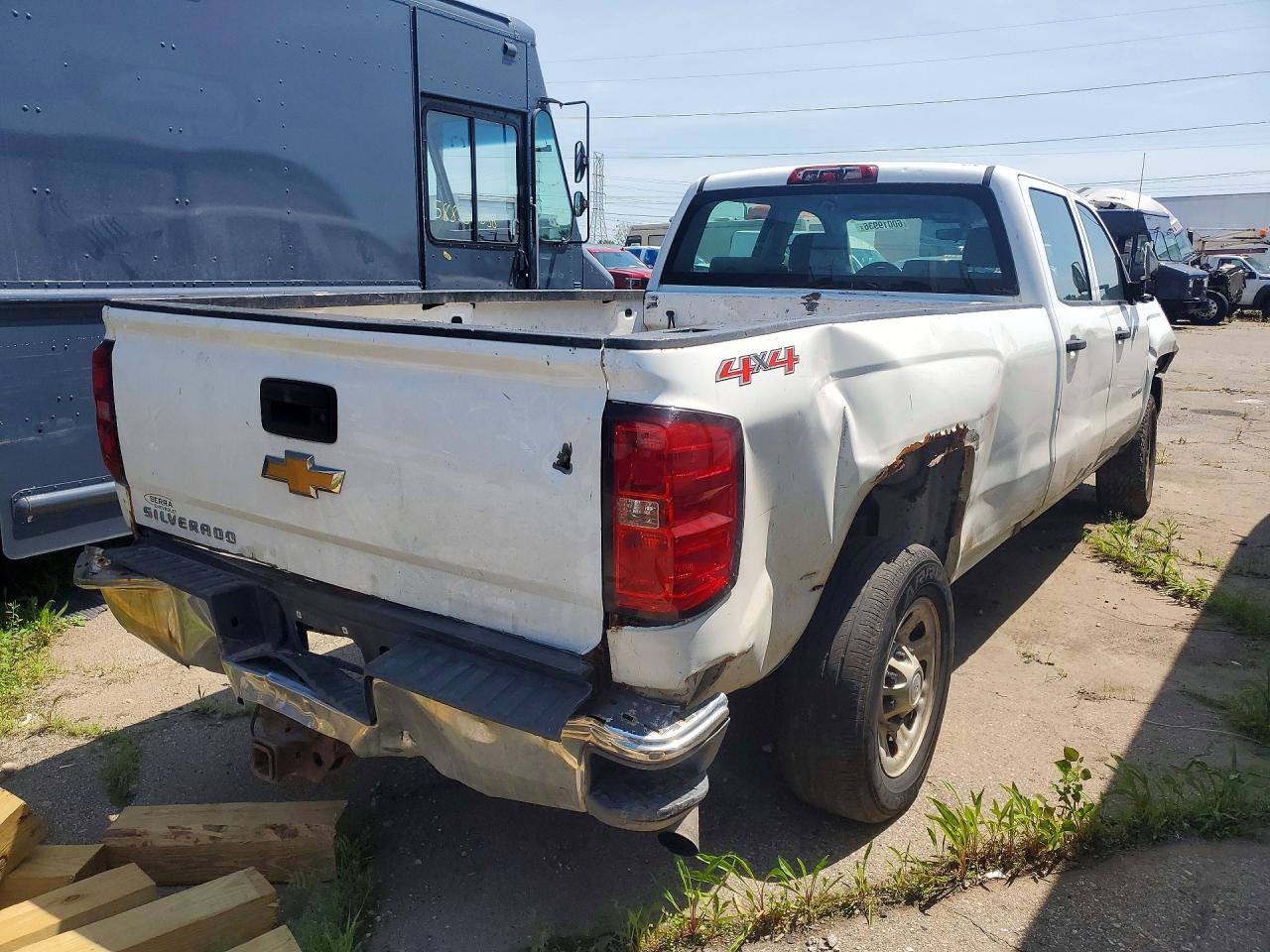 2015 Chevrolet Silverado K3500 White vin: 1GC4KYCG6FF678566