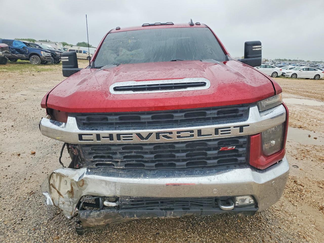 2022 Chevrolet Silverado K2500 Heavy Duty Lt Red vin: 1GC4YNEY0NF273062