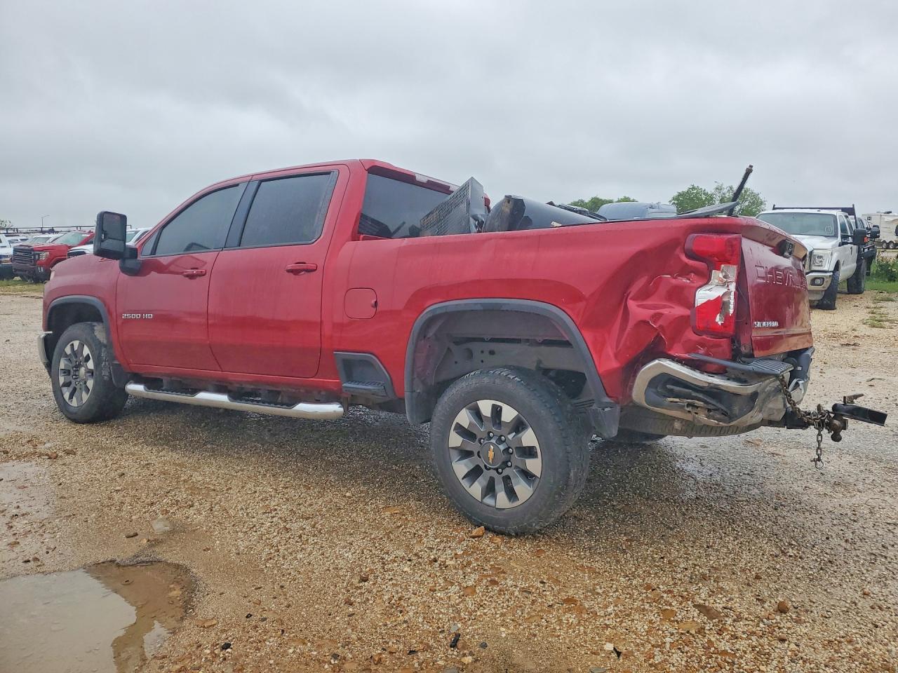 2022 Chevrolet Silverado K2500 Heavy Duty Lt Red vin: 1GC4YNEY0NF273062
