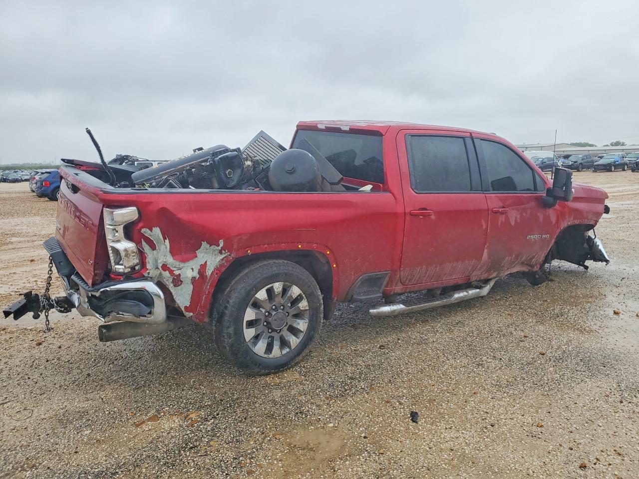 2022 Chevrolet Silverado K2500 Heavy Duty Lt Red vin: 1GC4YNEY0NF273062