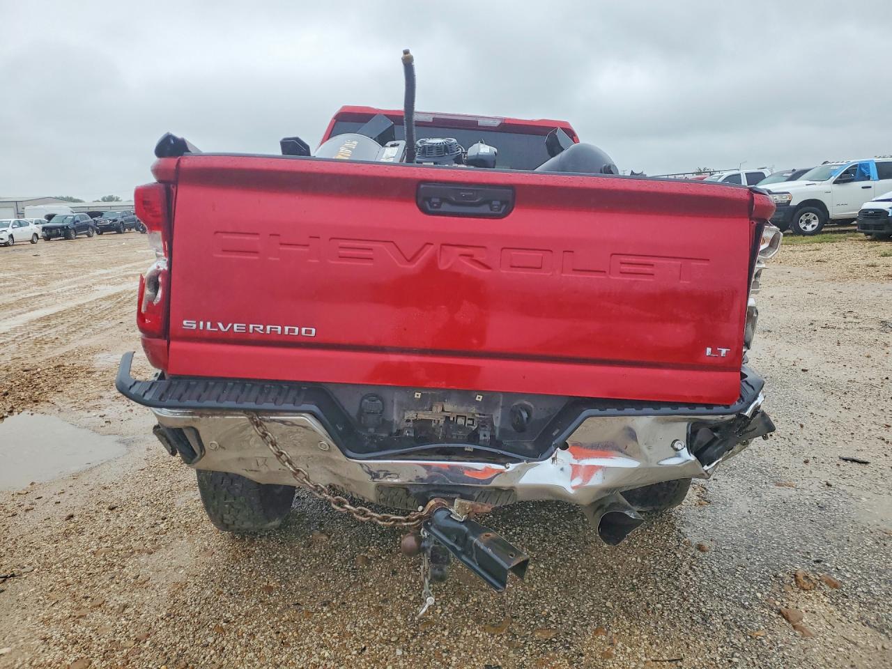 2022 Chevrolet Silverado K2500 Heavy Duty Lt Red vin: 1GC4YNEY0NF273062