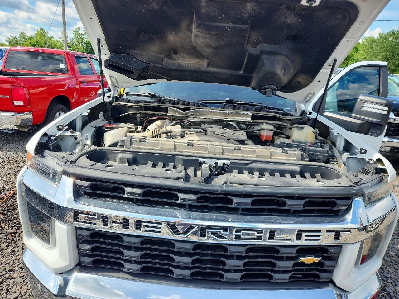 2020 Chevrolet Silverado K2500 Heavy Duty Lt White vin: 1GC4YNEY3LF293903