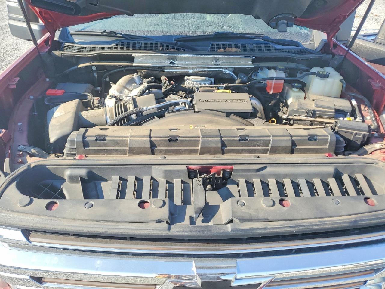 2020 Chevrolet Silverado K2500 High Country Red vin: 1GC4YREY2LF192231