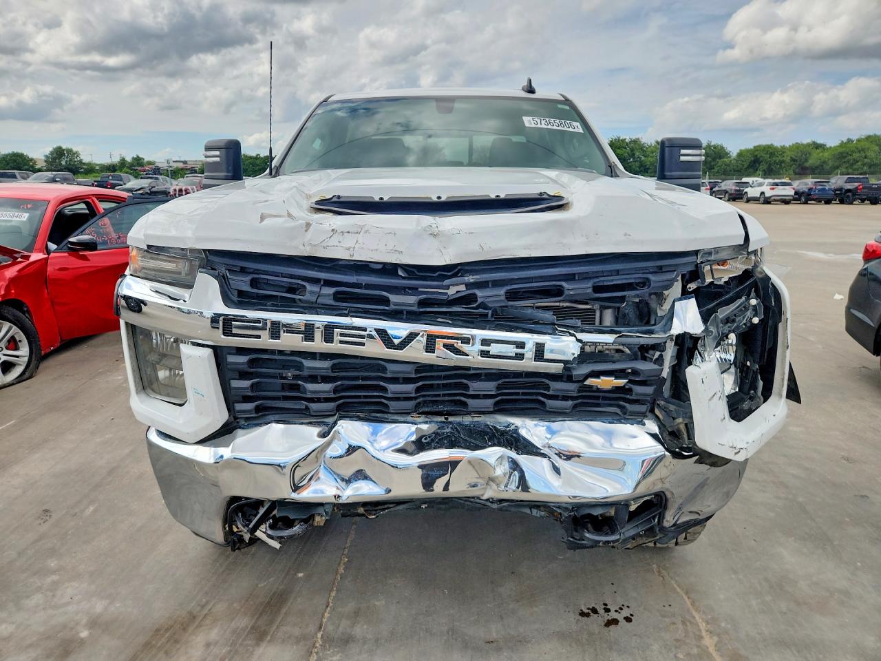 2022 Chevrolet Silverado K3500 Lt White vin: 1GC4YTEYXNF283604