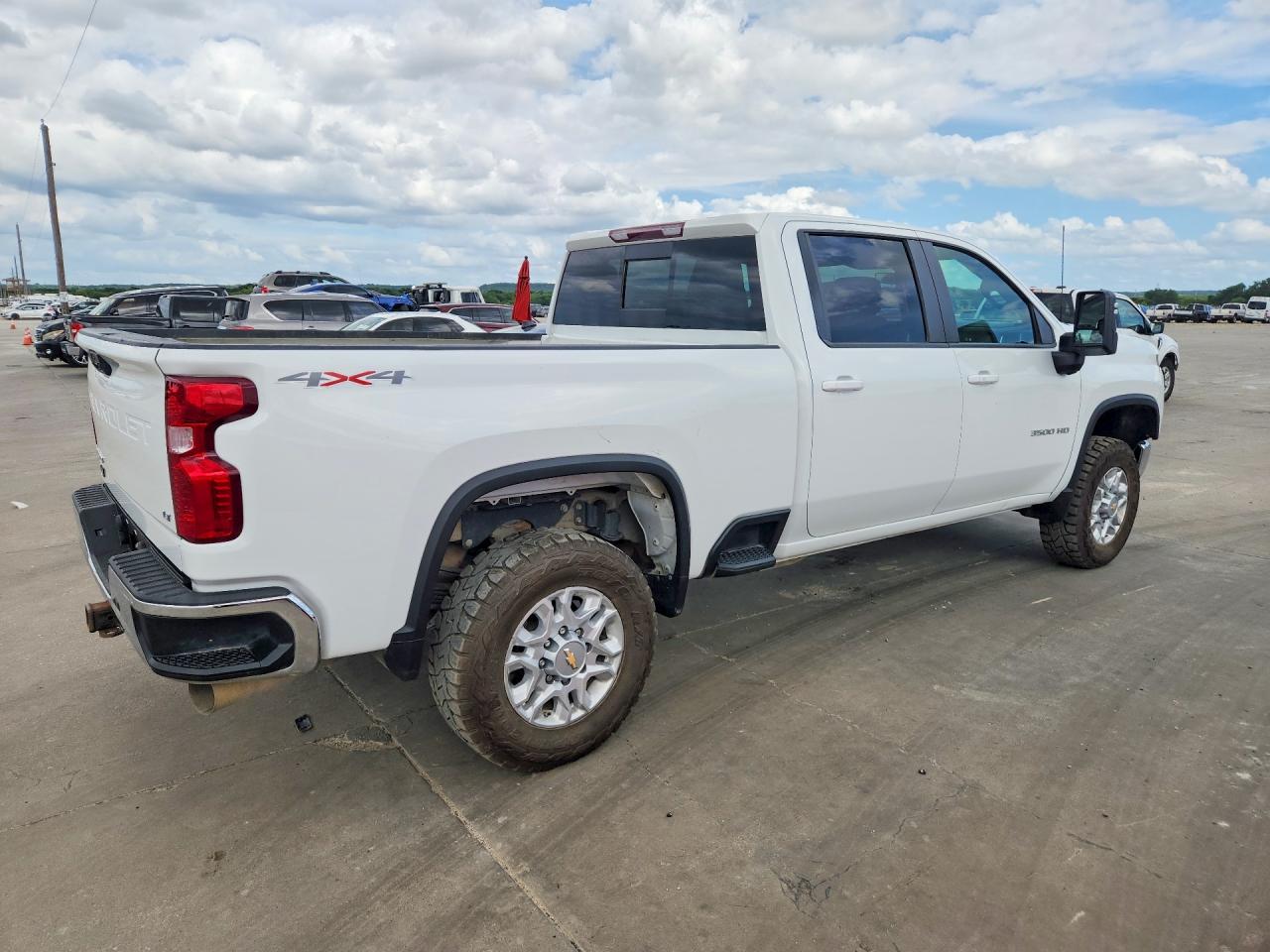 2022 Chevrolet Silverado K3500 Lt White vin: 1GC4YTEYXNF283604