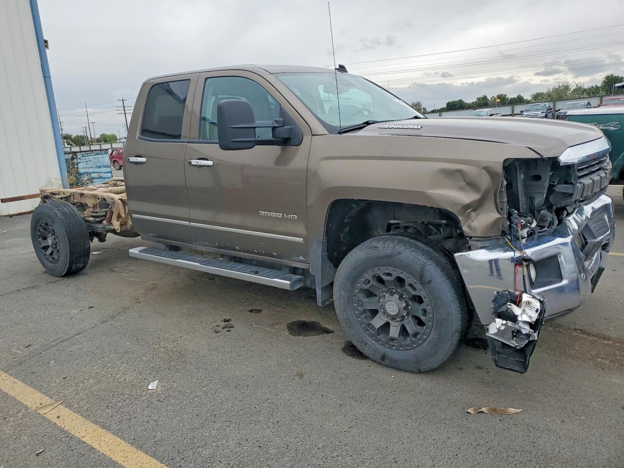 2015 Chevrolet Silverado K3500 Ltz Tan vin: 1GC5K0E88FZ115934