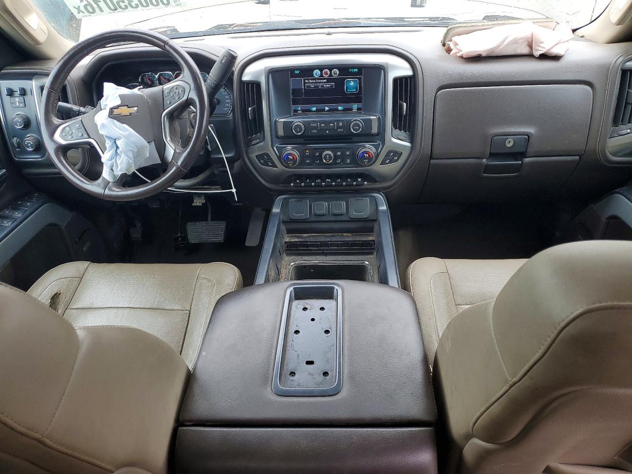 2015 Chevrolet Silverado K3500 Ltz Tan vin: 1GC5K0E88FZ115934