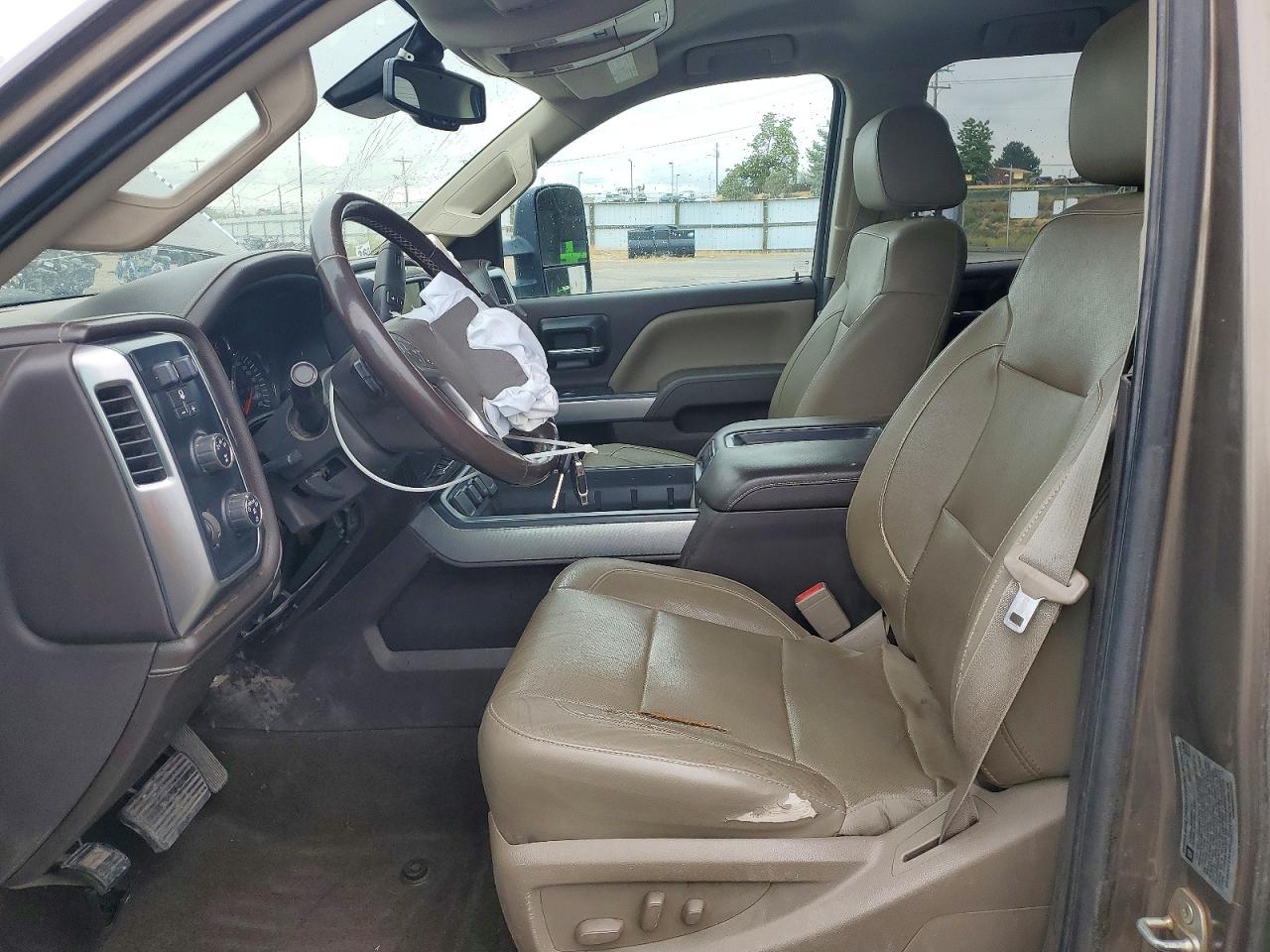 2015 Chevrolet Silverado K3500 Ltz Tan vin: 1GC5K0E88FZ115934